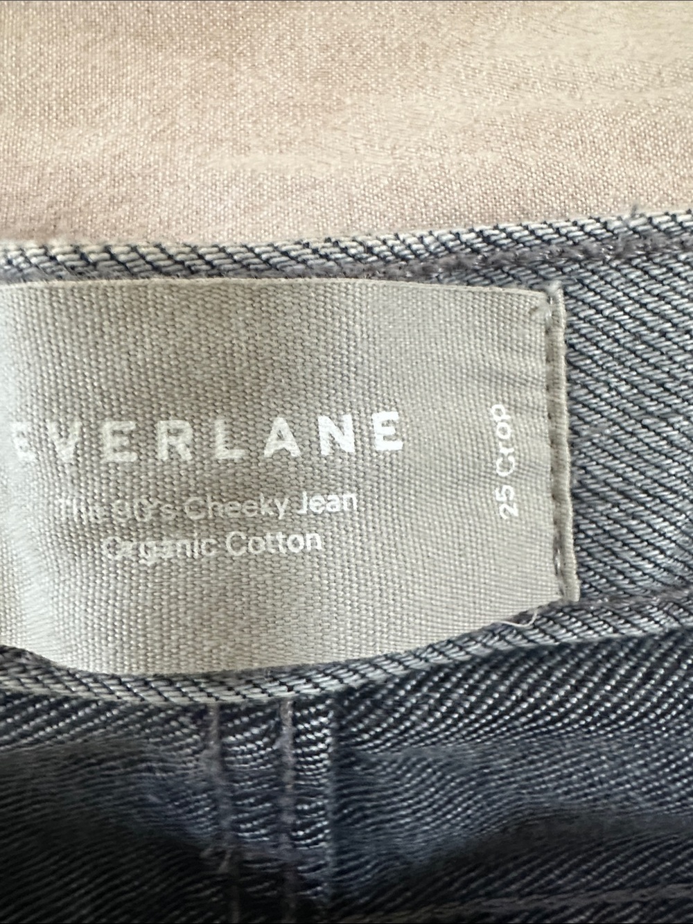 Everlane women’s Relaxed Jeans in Dark Gray “The 90’s Cheeky Jean” - Picture 2 of 7